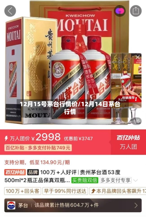 12月15号茅台行情价/12月14日茅台行情