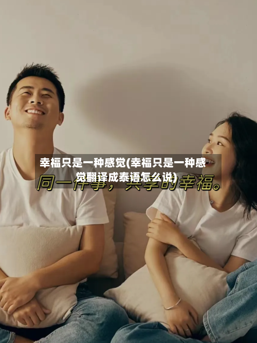 幸福只是一种感觉(幸福只是一种感觉翻译成泰语怎么说)