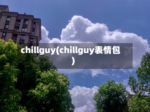 chillguy(chillguy表情包)