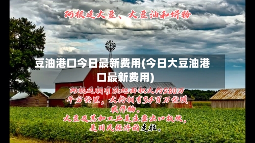 豆油港口今日最新费用(今日大豆油港口最新费用)-第3张图片