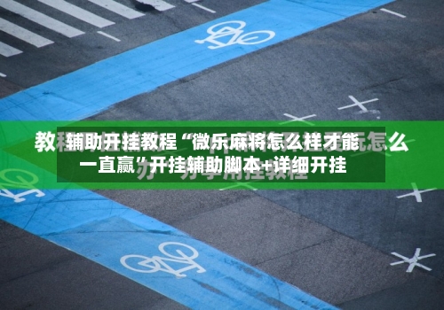 辅助开挂教程“微乐麻将怎么样才能一直赢”开挂辅助脚本+详细开挂-第2张图片