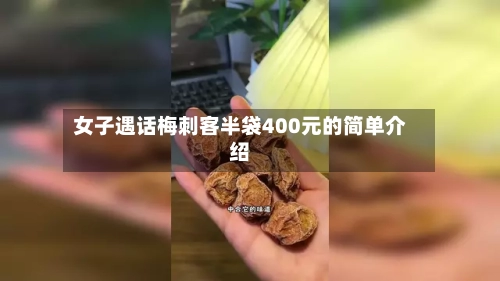 女子遇话梅刺客半袋400元的简单介绍