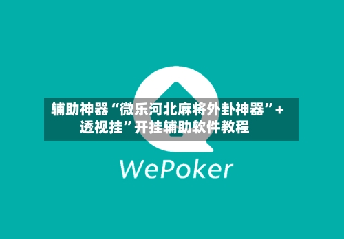 辅助神器“微乐河北麻将外卦神器”+透视挂	”开挂辅助软件教程-第2张图片