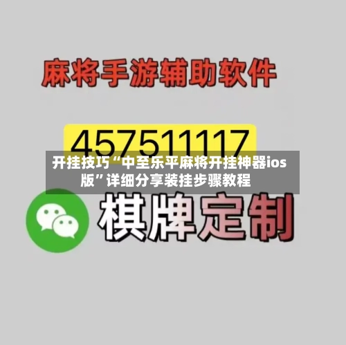 开挂技巧“中至乐平麻将开挂神器ios版”详细分享装挂步骤教程-第2张图片