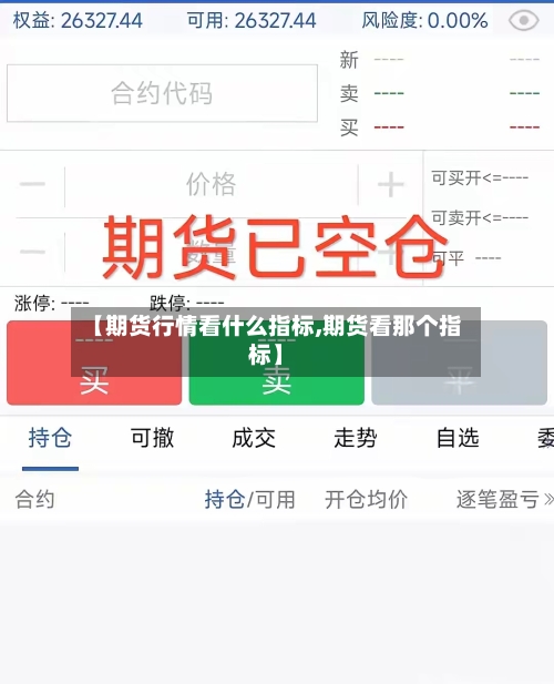【期货行情看什么指标,期货看那个指标】-第2张图片