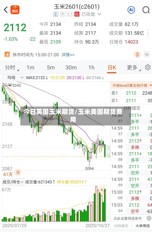 今日英国玉米期货/玉米美国期货费用-第2张图片