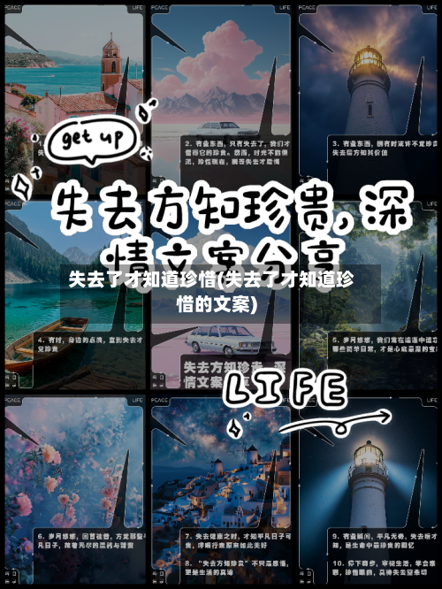 失去了才知道珍惜(失去了才知道珍惜的文案)-第2张图片