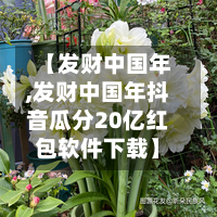 【发财中国年,发财中国年抖音瓜分20亿红包软件下载】