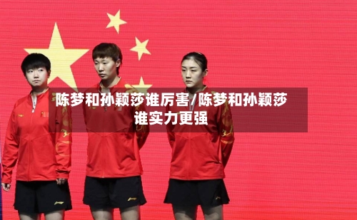 陈梦和孙颖莎谁厉害/陈梦和孙颖莎谁实力更强-第2张图片