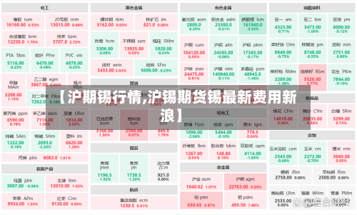 【沪期锡行情,沪锡期货锡最新费用新浪】