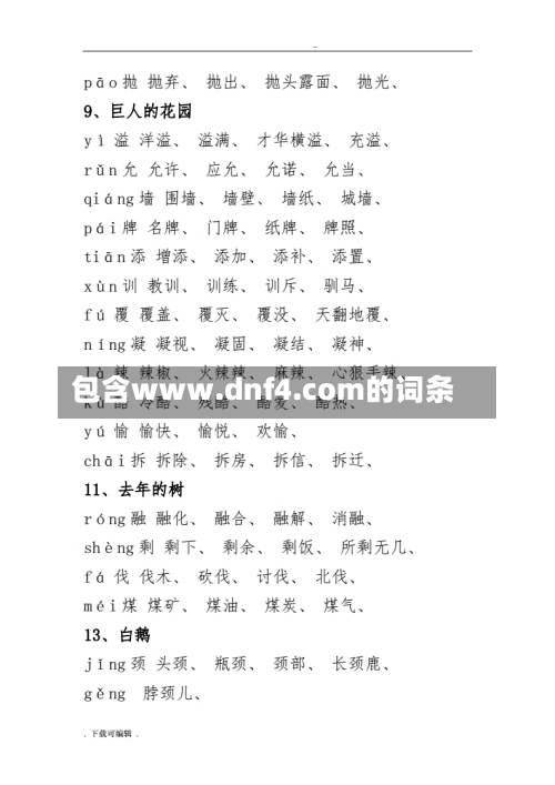 包含www.dnf4.com的词条