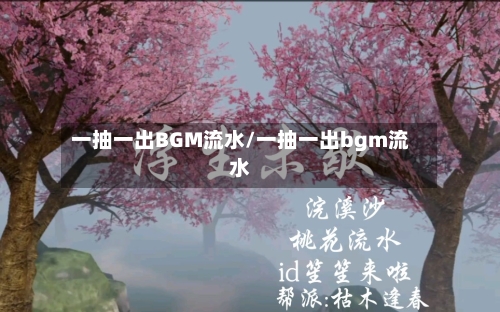 一抽一出BGM流水/一抽一出bgm流水
