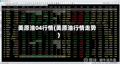 美原油04行情(美原油行情走势)