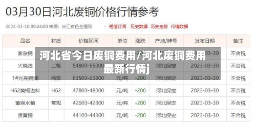 河北省今日废铜费用/河北废铜费用最新行情j-第2张图片