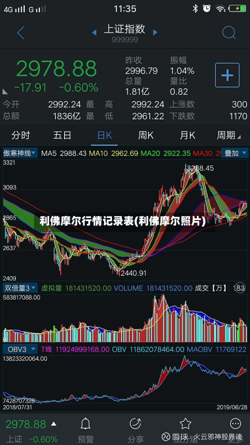 利佛摩尔行情记录表(利佛摩尔照片)
