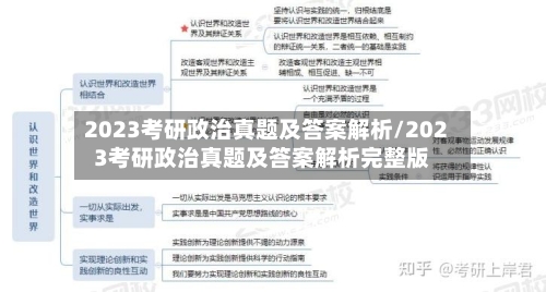 2023考研政治真题及答案解析/2023考研政治真题及答案解析完整版