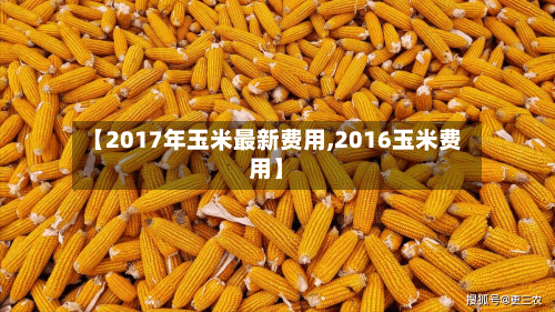 【2017年玉米最新费用,2016玉米费用】-第2张图片
